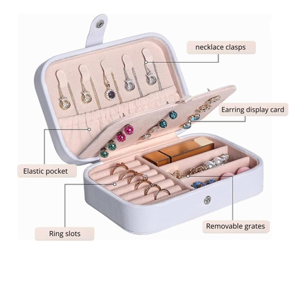 Double Layer Portable Jewelry Storage Box