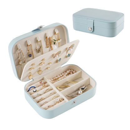 Double Layer Portable Jewelry Storage Box