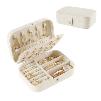 Double Layer Portable Jewelry Storage Box