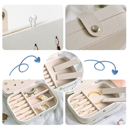 Double Layer Portable Jewelry Storage Box