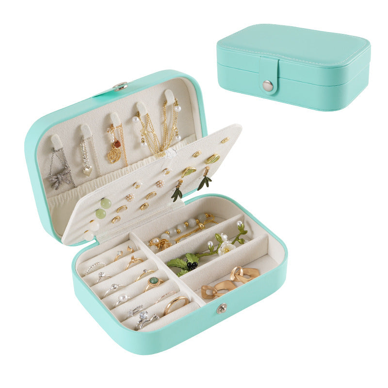 Double Layer Portable Jewelry Storage Box