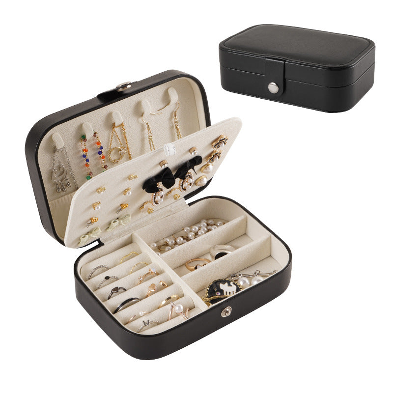 Double Layer Portable Jewelry Storage Box