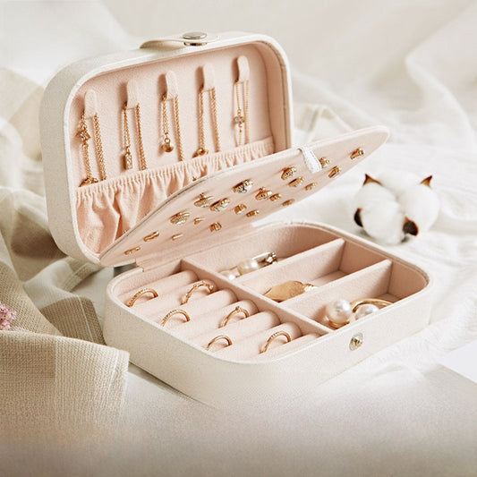 Double Layer Portable Jewelry Storage Box